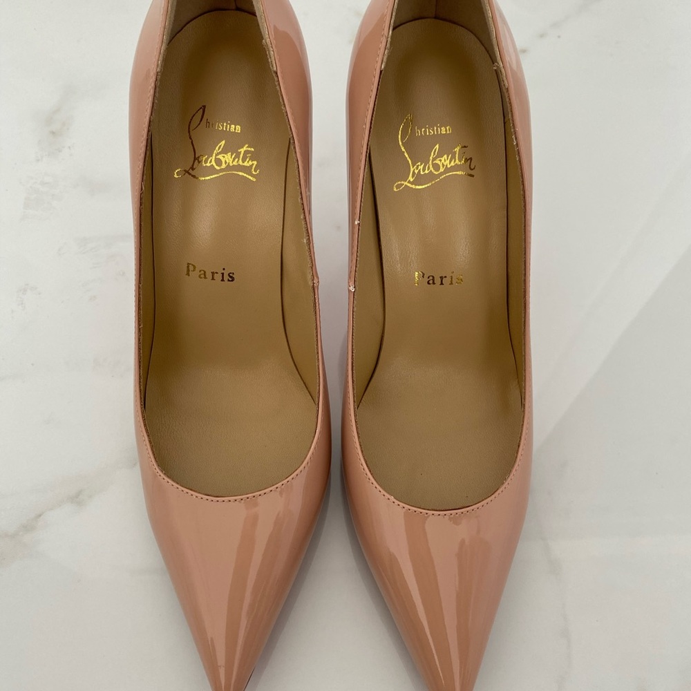 Brand new Christian Louboutin nude heels